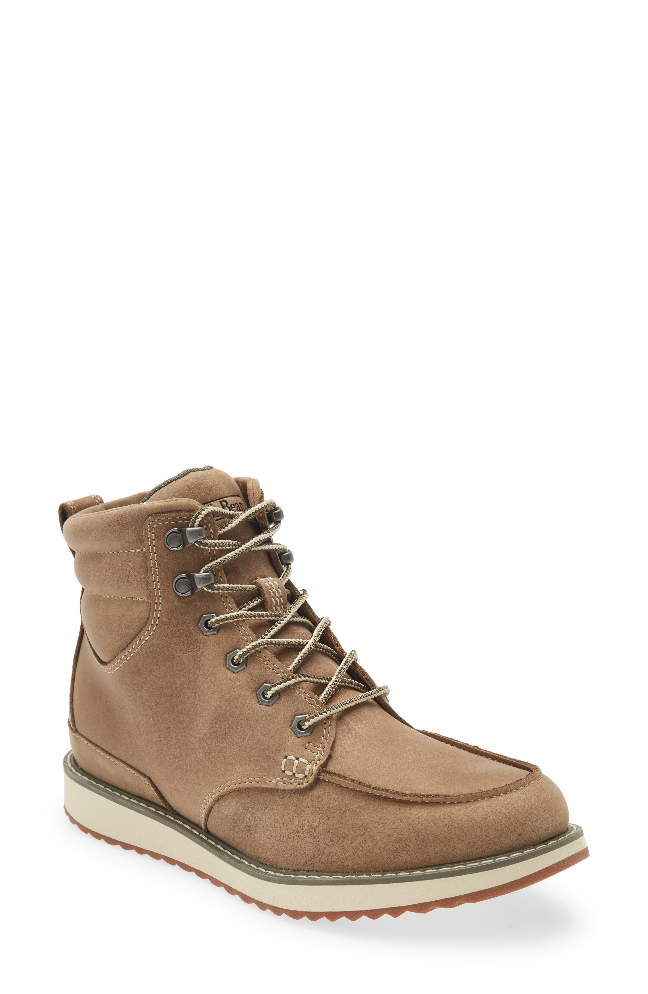 L.L.Bean Stonington Moc Toe Boot, Main, color, 