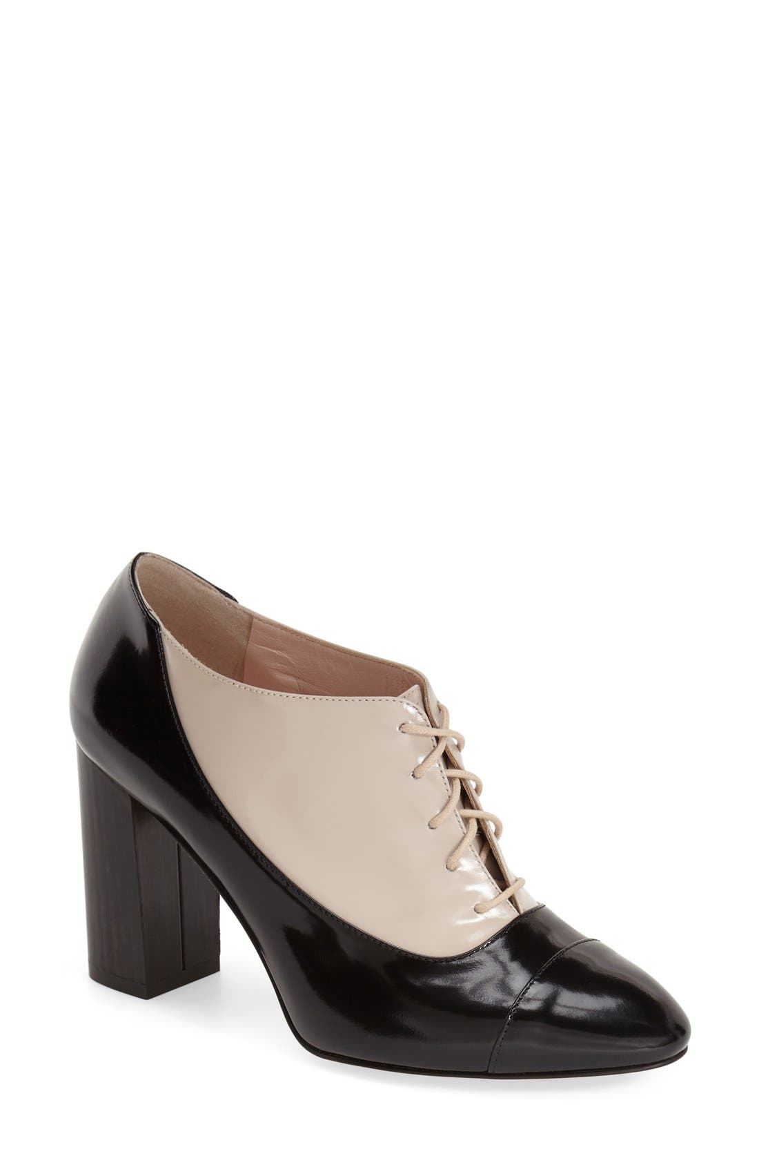 'dawn' bootie, Main, color, BLACK LEATHER