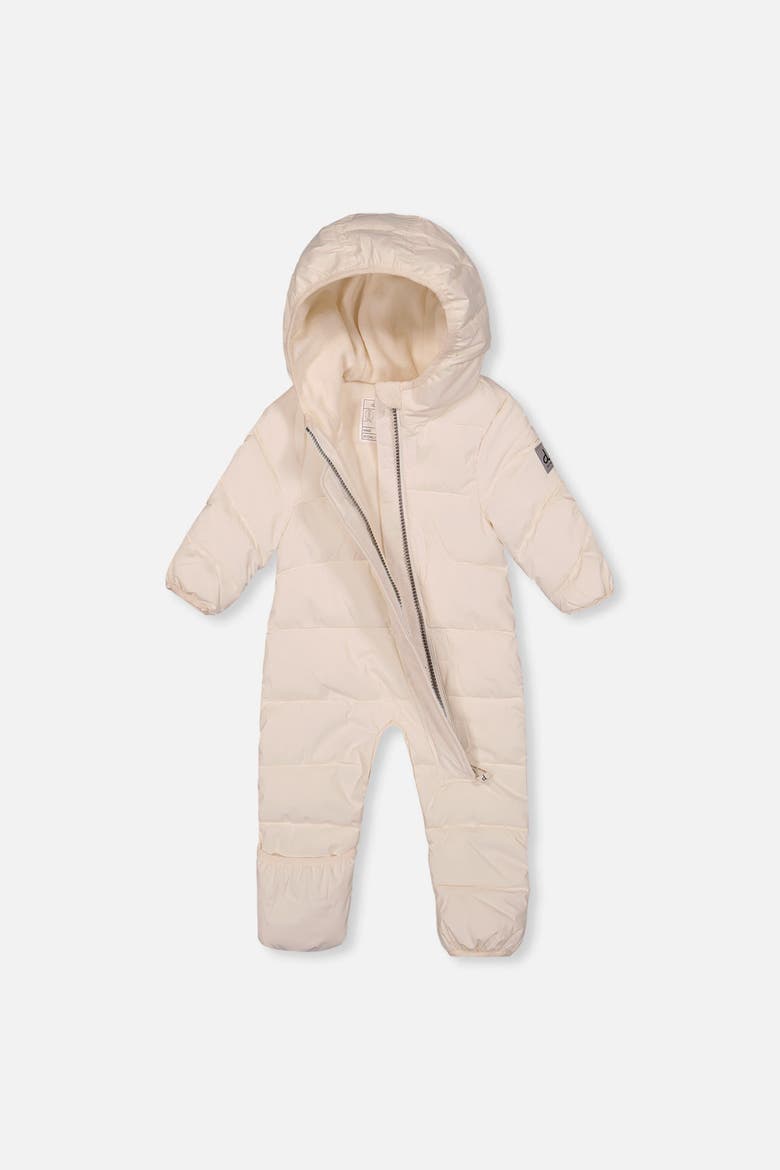 PrimaLoft Fleece-Lined One Piece Snowsuit, Alternate, color, Off-White