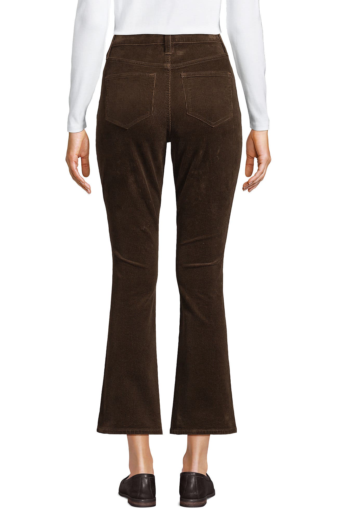 High Rise Corduroy Kick Crop Pants - image 2