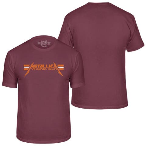 Men's Original Retro Brand Maroon Virginia Tech Hokies Metallica Retro T-Shirt