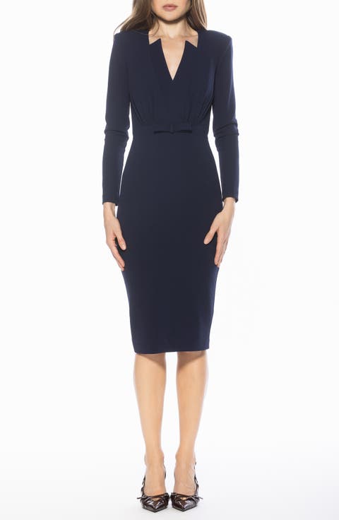 Arleth V-Neck Sheath Dress
