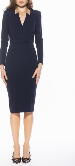 Arleth V-Neck Sheath Dress