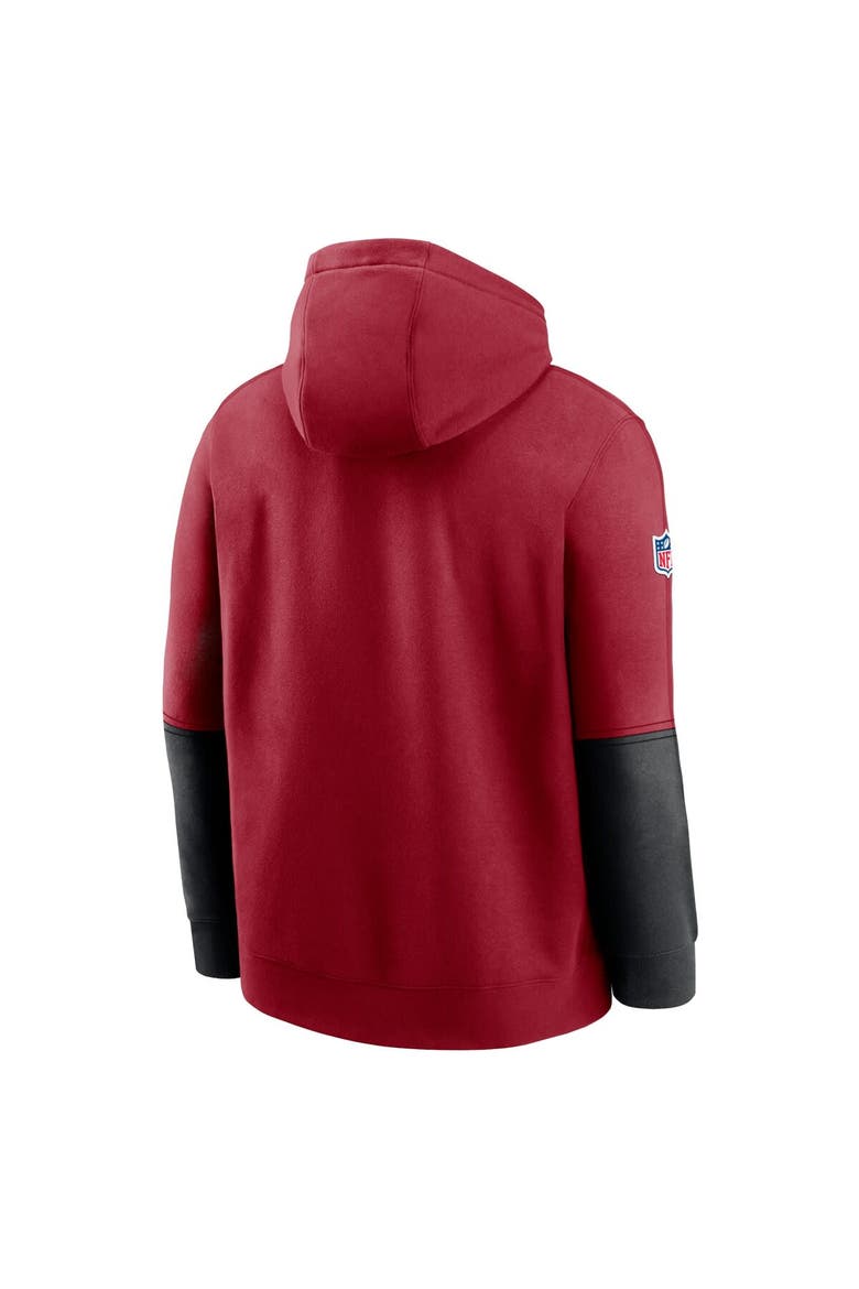 Men's Nike Cardinal Arizona Cardinals 2024 Sideline Club Pullover Hoodie, Alternate, color, Cardinal