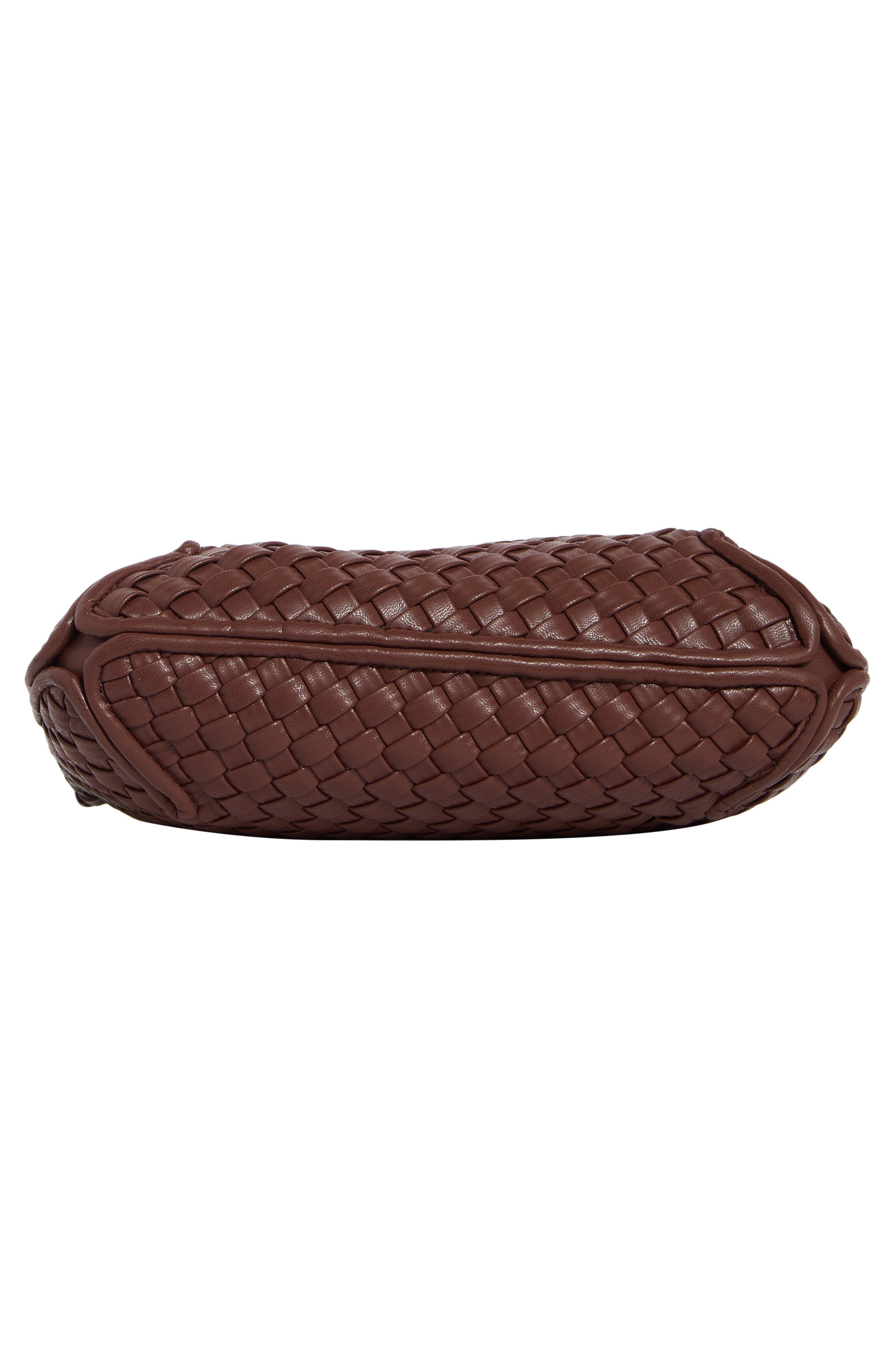 Woven Hobo Shoulder Bag, Alternate, color, CHOCOLATE