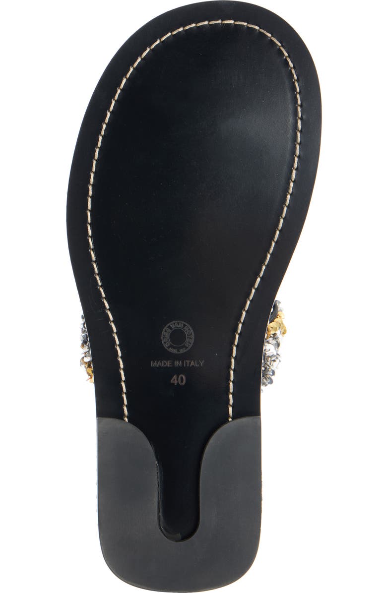 Dries Van Noten Sequin Slide Sandal, Alternate, color, Silver