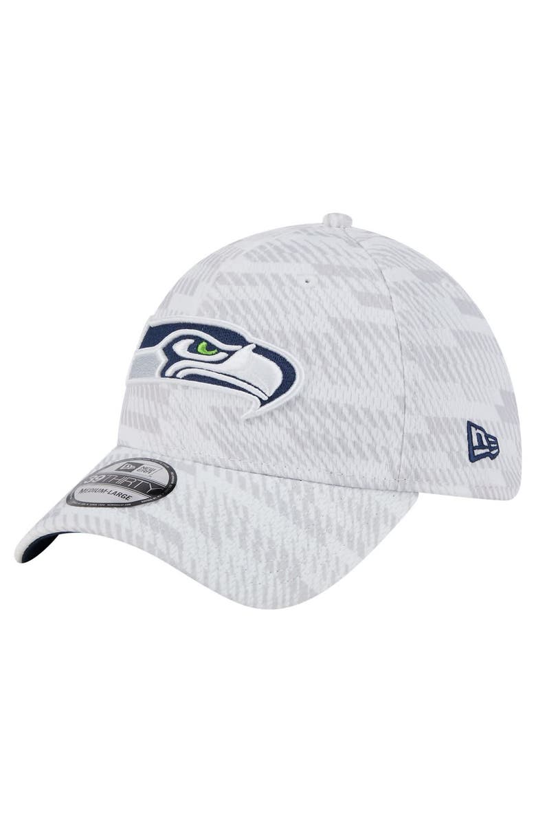 New Era Men's New Era  White Seattle Seahawks Gameday Graded 39THIRTY Flex Hat, Main, color, 