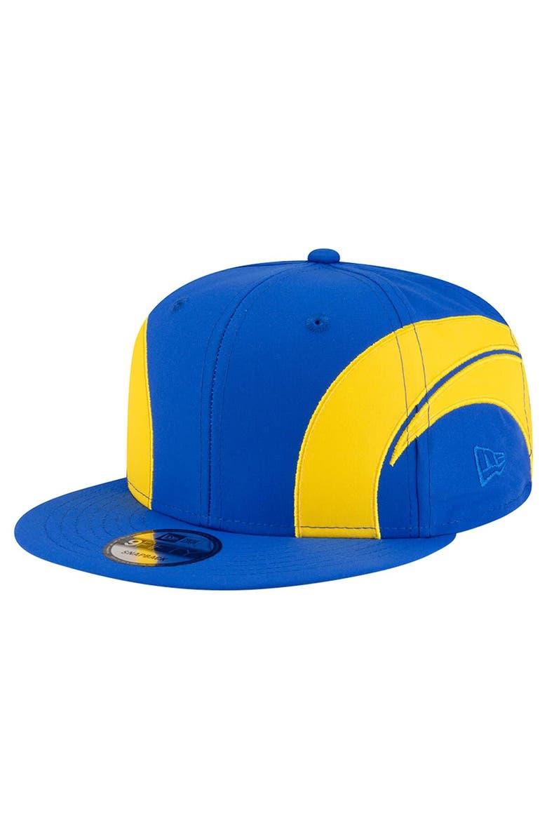 New Era Men's New Era Royal Los Angeles Rams Helmet 9FIFTY Snapback Hat, Main, color, Royal