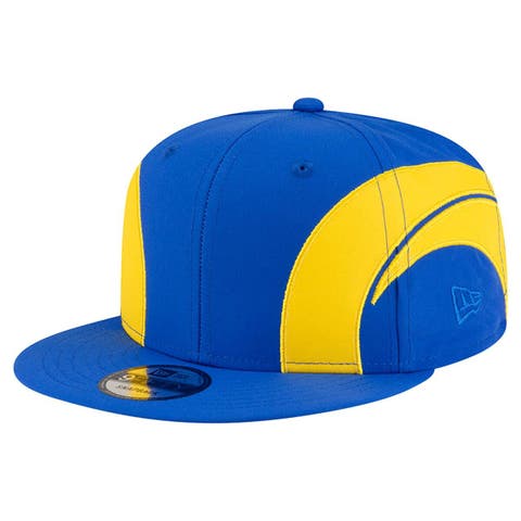 Men's New Era Royal Los Angeles Rams  Helmet 9FIFTY Snapback Hat