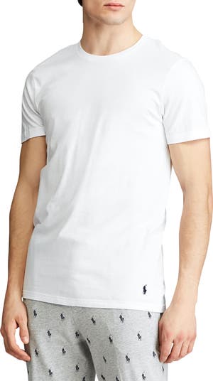 5-Pack Relaxed Fit Logo Embroidered Crewneck Undershirts
