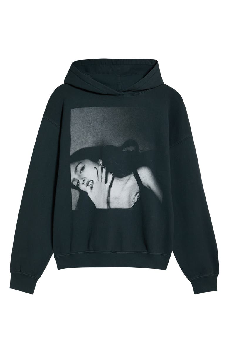 Daydreamer Olivia Rodrigo 'Guts' Album Cover Fleece Graphic Hoodie, Main, color, Vintage Black