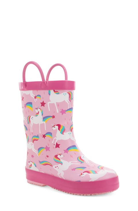 Kids' Unicorn Sparkle Rain Boot