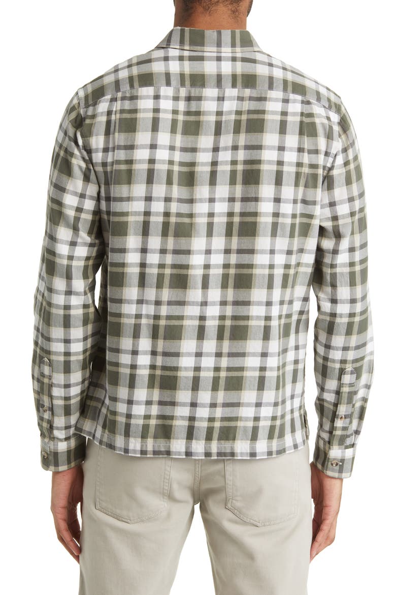 Maison Classic Fit Plaid Button-Up Shirt, Alternate, color, SYCAMORE