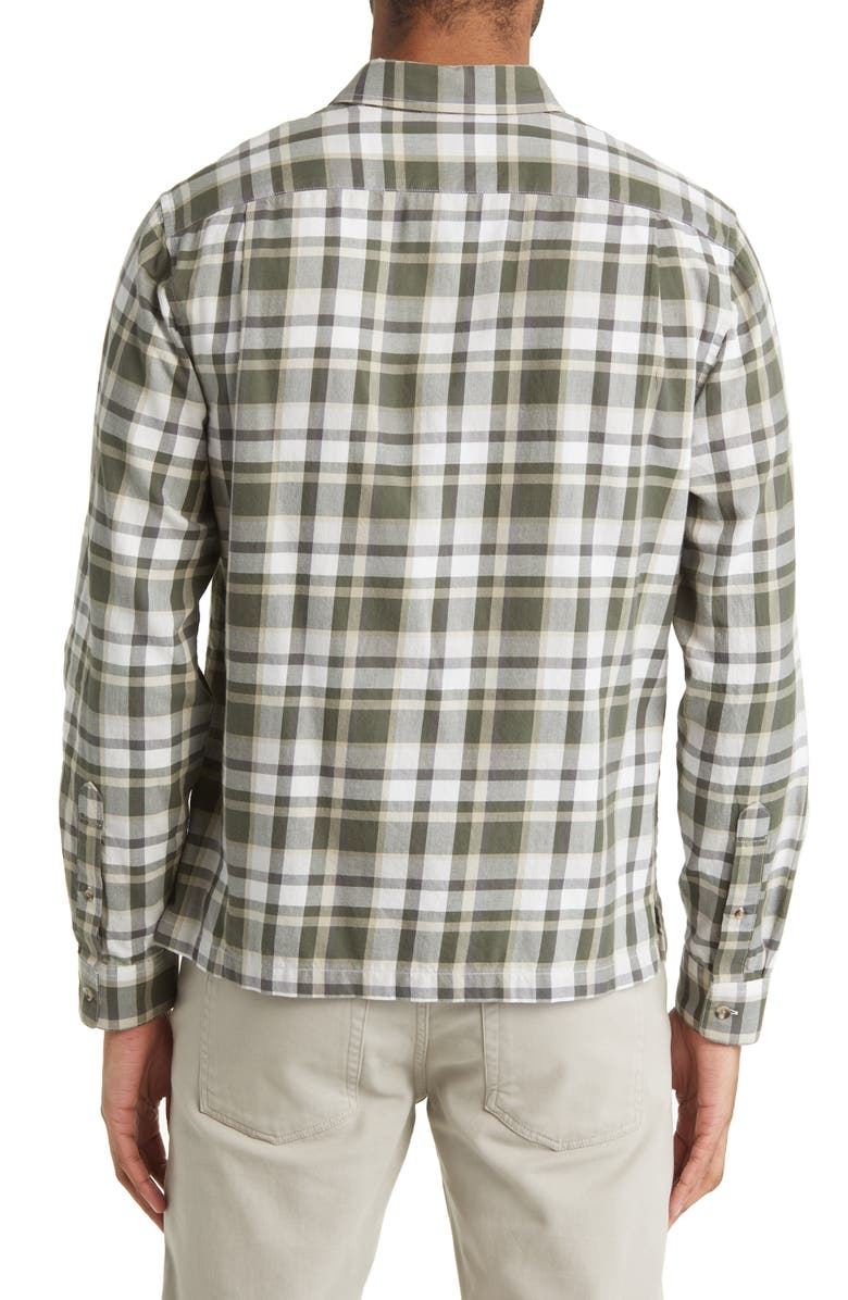 Vince Maison Classic Fit Plaid Button-Up Shirt, Alternate, color, Sycamore