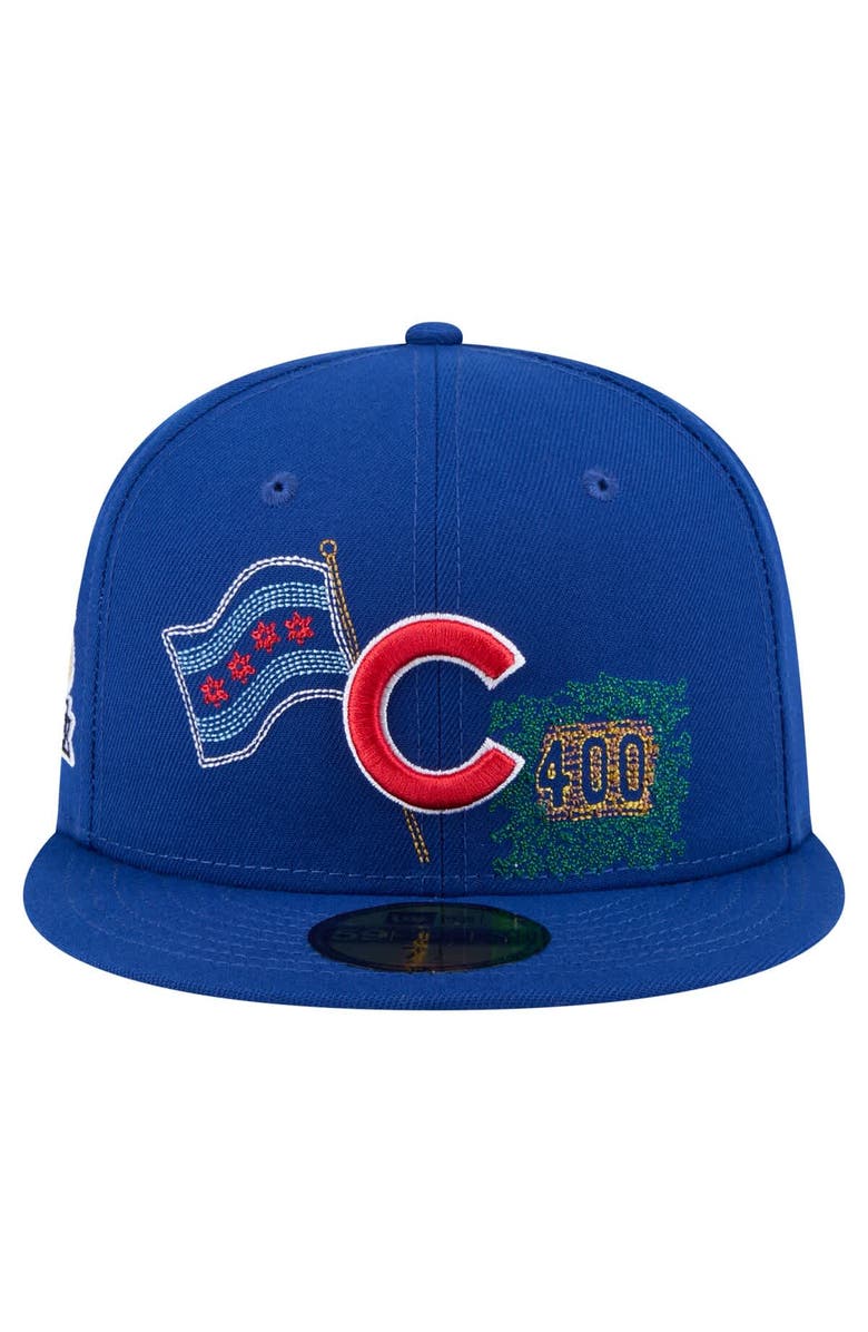 New Era Men's New Era Royal Chicago Cubs State Stitch 59FIFTY Fitted Hat, Alternate, color, Royal