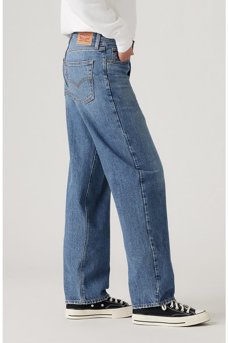 94 Mid Rise Baggy Jeans, Alternate, color, WORN MEMORY