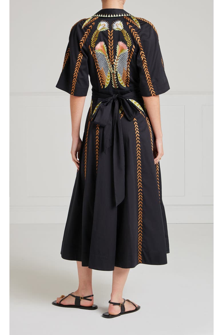 Juniper Wrap Dress, Alternate, color, Black