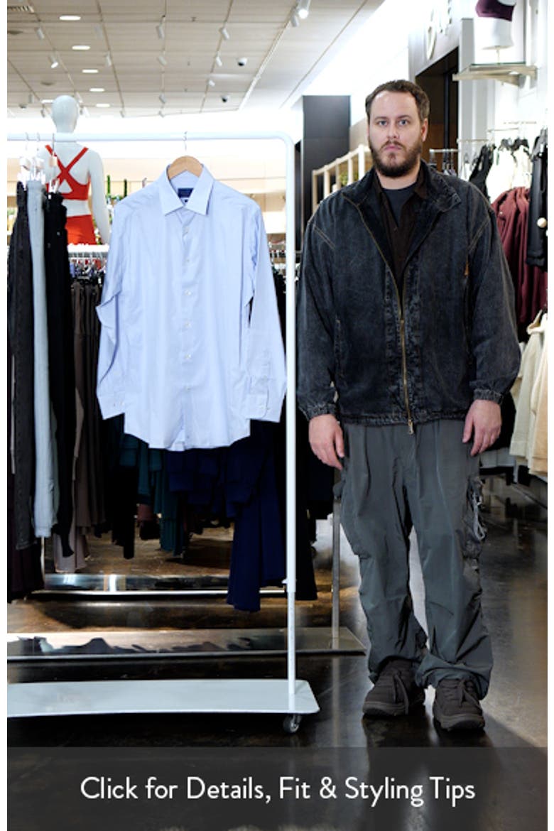 Slim Fit Microcheck Cotton Dress Shirt video