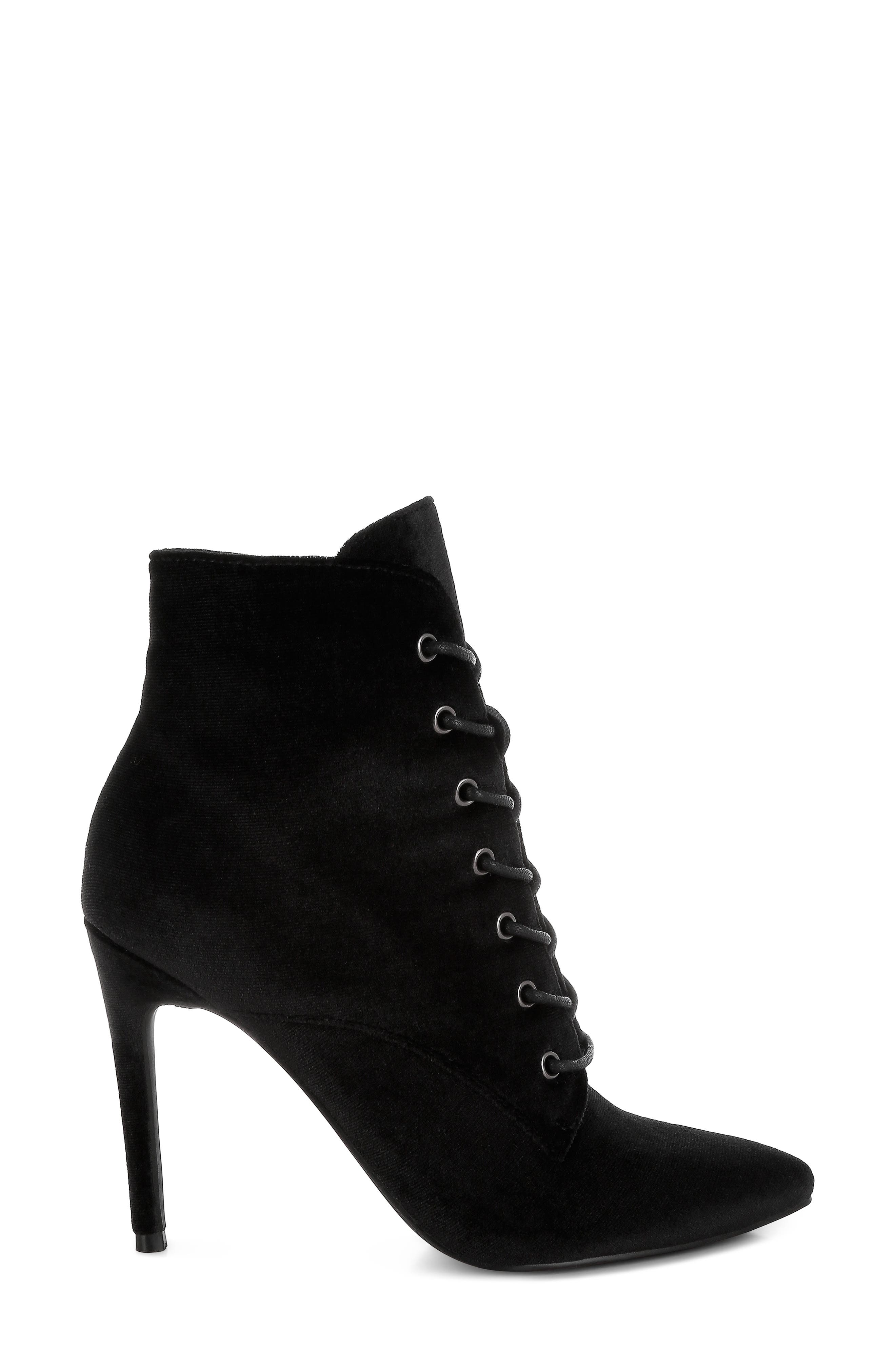 Bornsta Lace Up Bootie, Alternate, color, BLACK