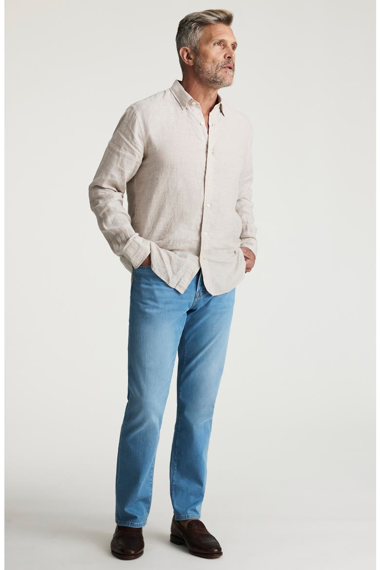 Charisma Relaxed Straight Leg Jeans, Alternate, color, LIGHT BRUSHED SOFT