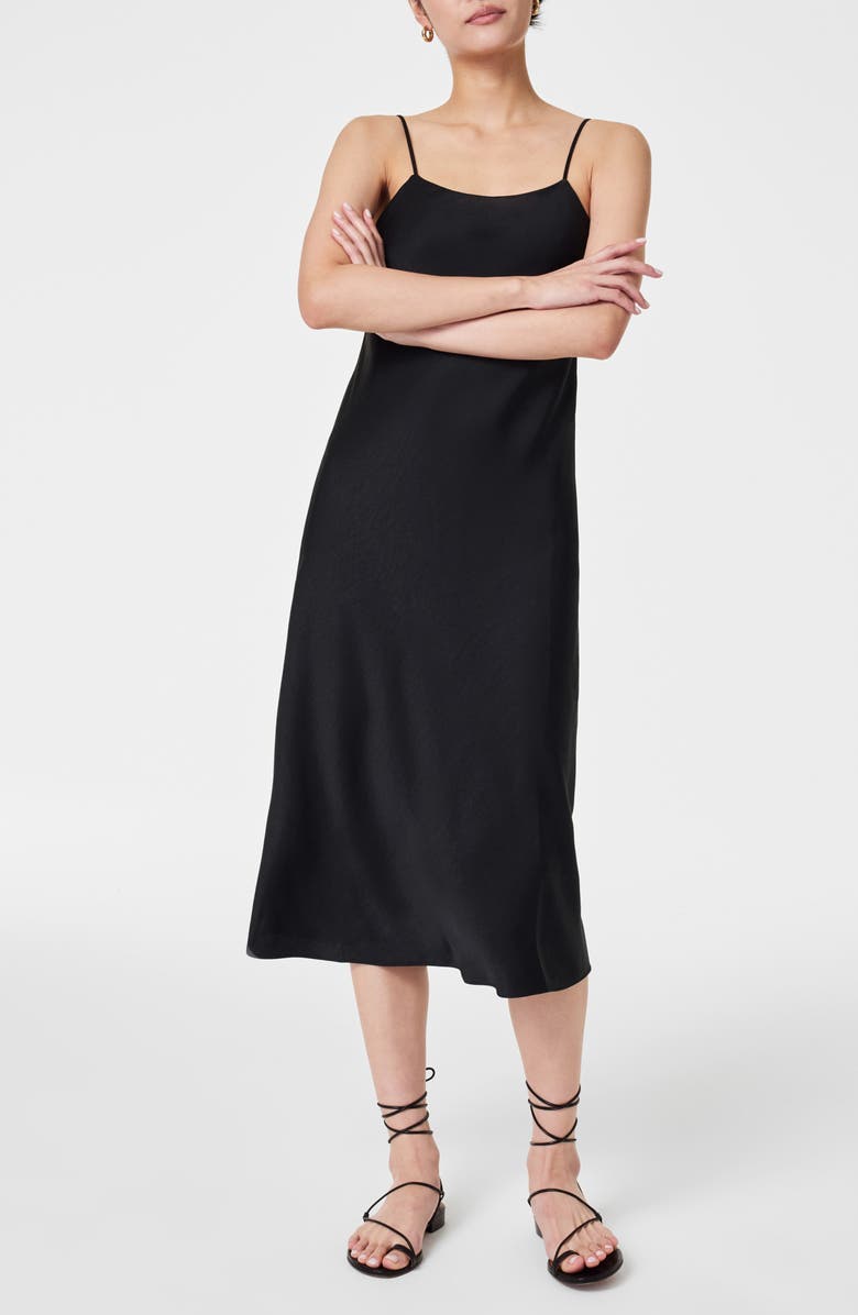 SPANX<sup>®</sup> Crepe Reversible Slipdress, Main, color, Black/ Classic Black