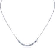 CZ by Kenneth Jay Lane Cubic Zirconia Frontal Necklace