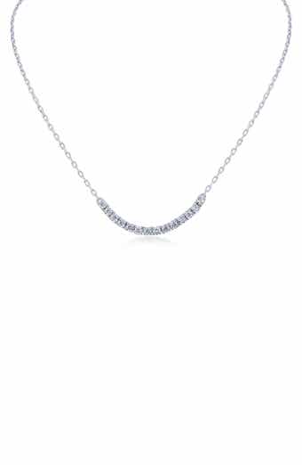Cubic Zirconia Frontal Necklace