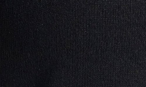 Max Studio Side Ruched Short Sleeve V-neck Sweater In Black