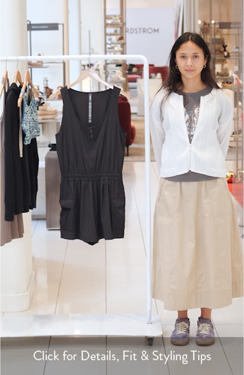 Villa Utility Stretch Romper, sales video thumbnail