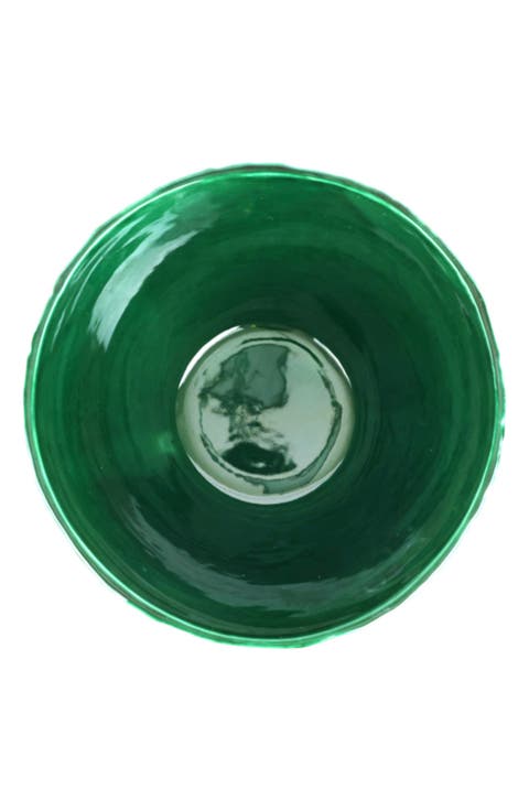 Lastra Green Figural Bowl