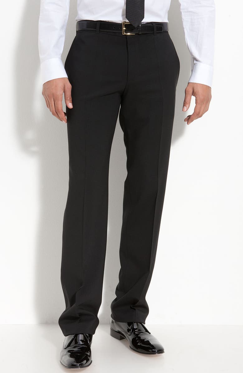 zzDNUHugo Boss HUGO 'Aikin Hollo' Trim Fit Wool Tuxedo, Alternate, color, 