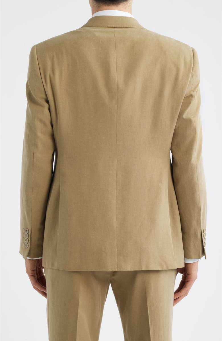 Emporio Armani Tan Suit Jacket, Alternate, color, Tan