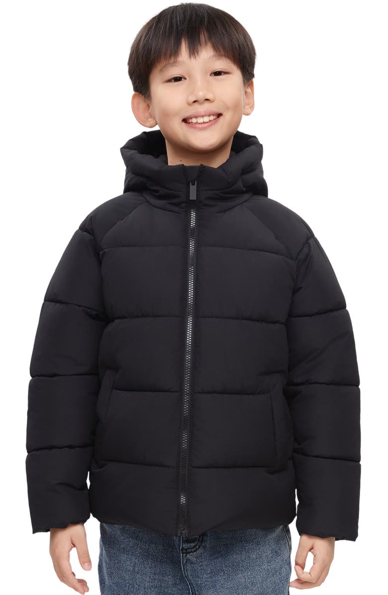 Rokka&Rolla Kids' Shield Puffer Jacket, Main, color, Black
