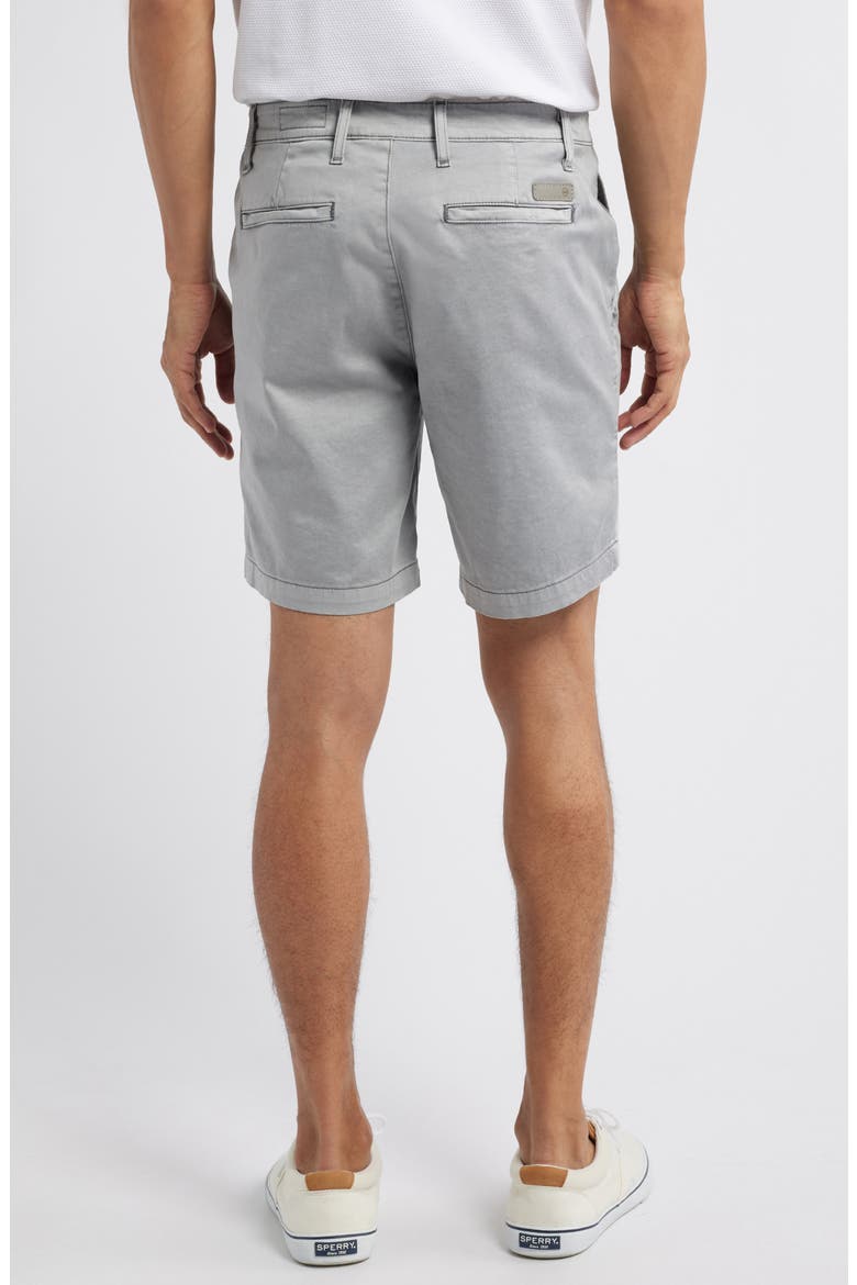 Wanderer 8.5-Inch Stretch Cotton Chino Shorts, Alternate, color, SULFUR SILVER PHANTOM