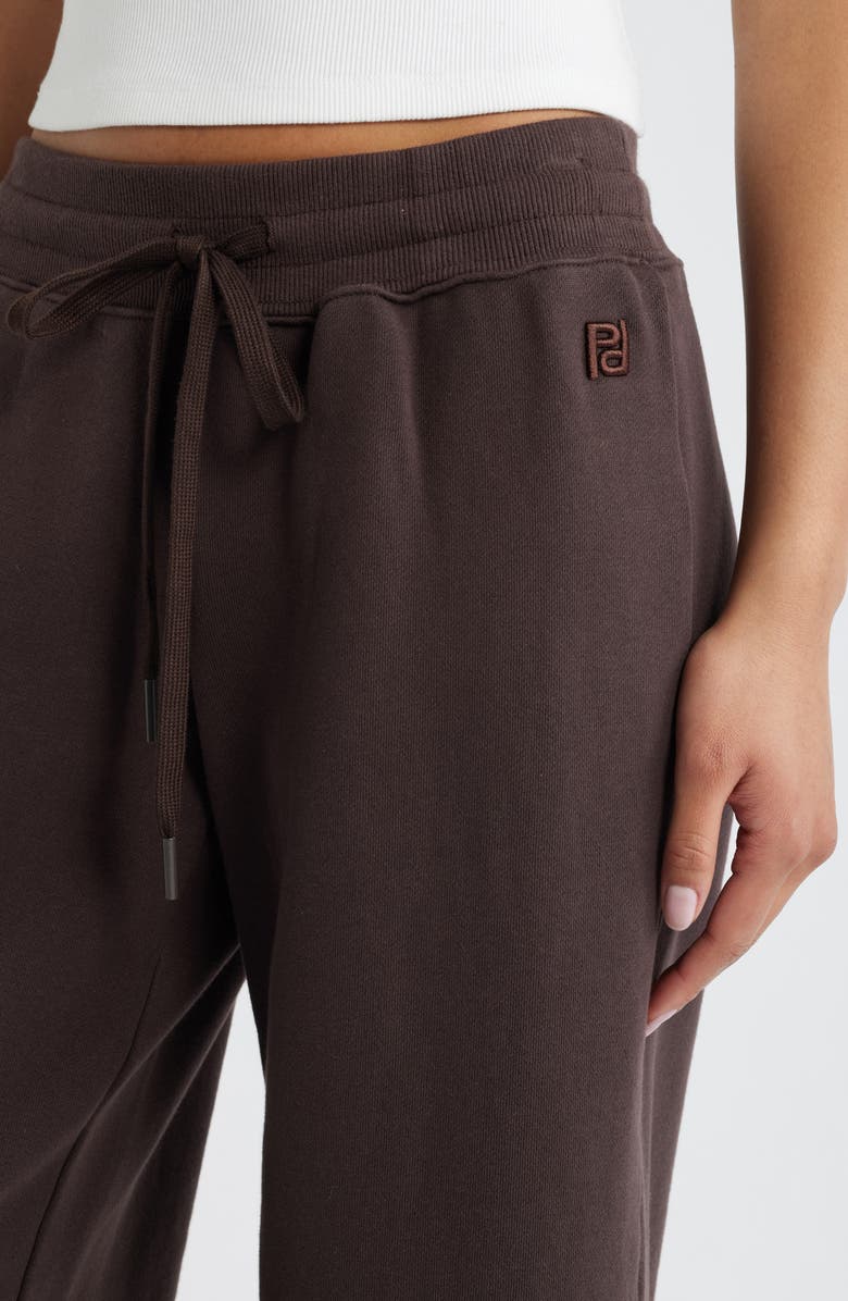 Princess Polly Dodie Wide Leg Cotton Pants, Alternate, color, Washed Brown