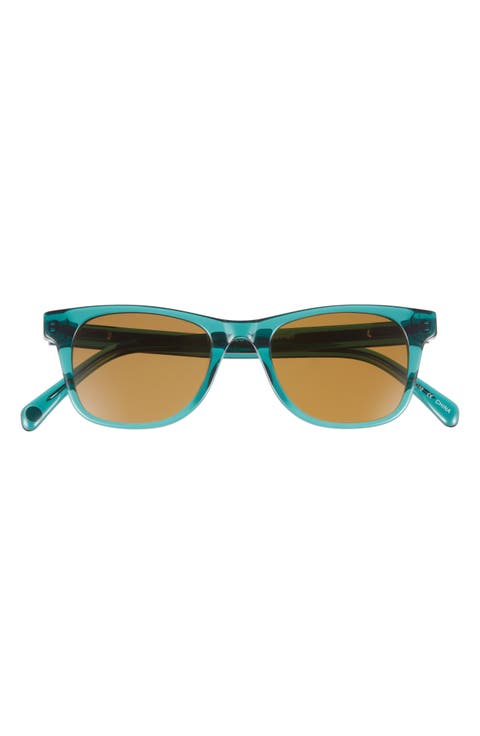 The Director 46mm Small Polarized Square Sunglasses (Average)