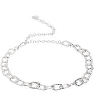 Steve Madden Hammered Links Chain Belt