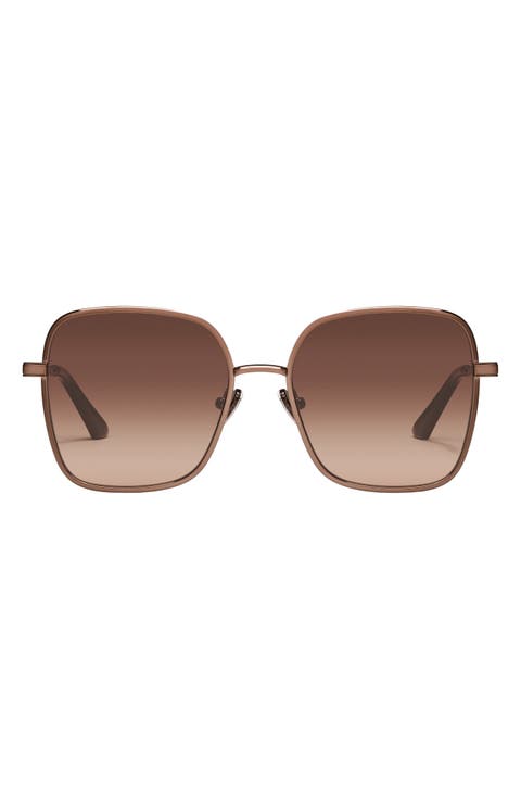 5th Ave 58mm Gradient Square Sunglasses