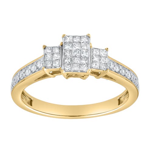 Lumetra 0.55 Ct 10K Gold Diamond Ring