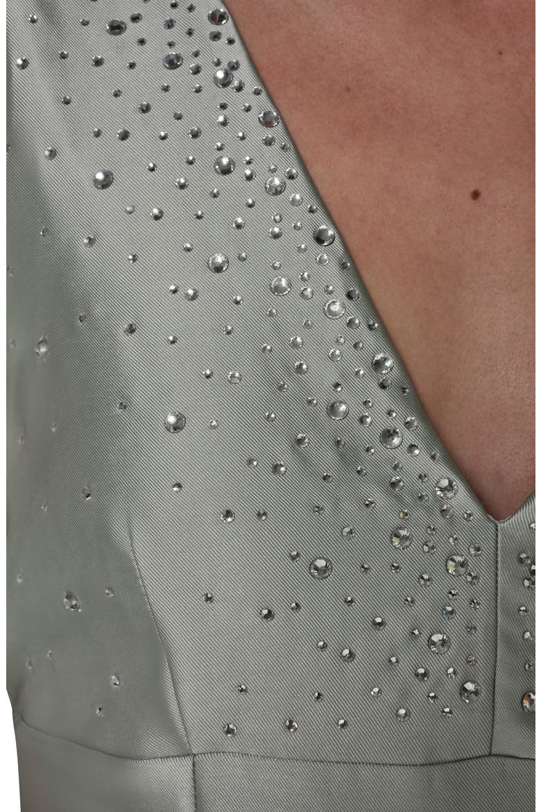 Sleeveless A-Line Dress, Alternate, color, BLUE FROST