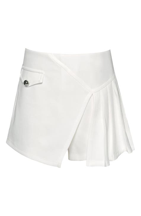 Kids' Asymmetric Pleat Skort (Little Kid)