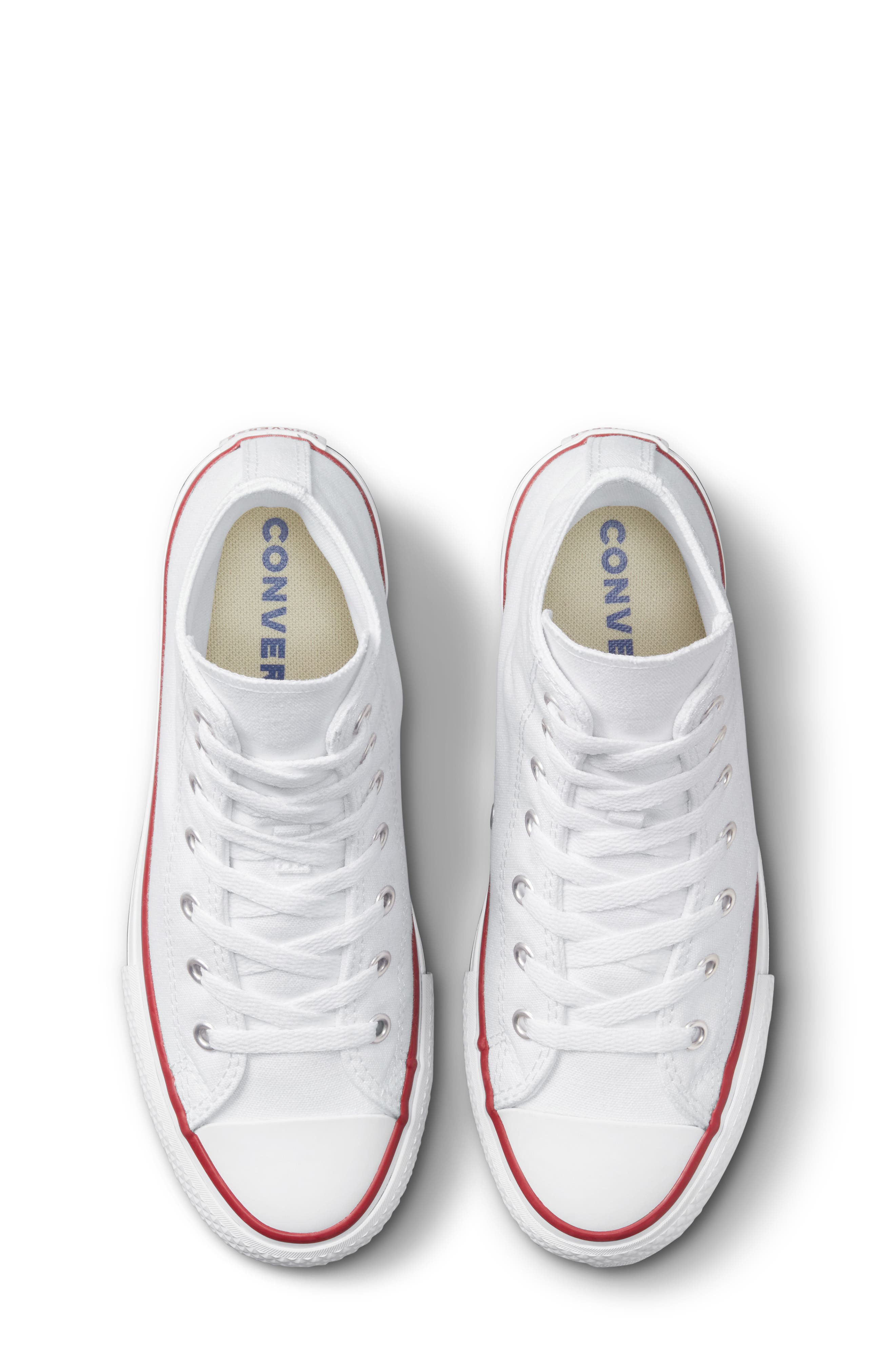 Converse Chuck Taylor<sup>®</sup> All Star<sup>®</sup> EVA Lift High Top Sneaker, Alternate, color, White/ Garnet/ Navy