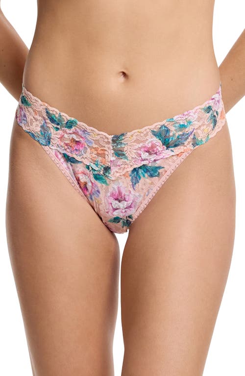 Shop Hanky Panky Print Original Rise Thong In Buy Myself Flowers