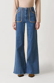 LE JEAN Jonie Extreme Flare High Waist Jeans