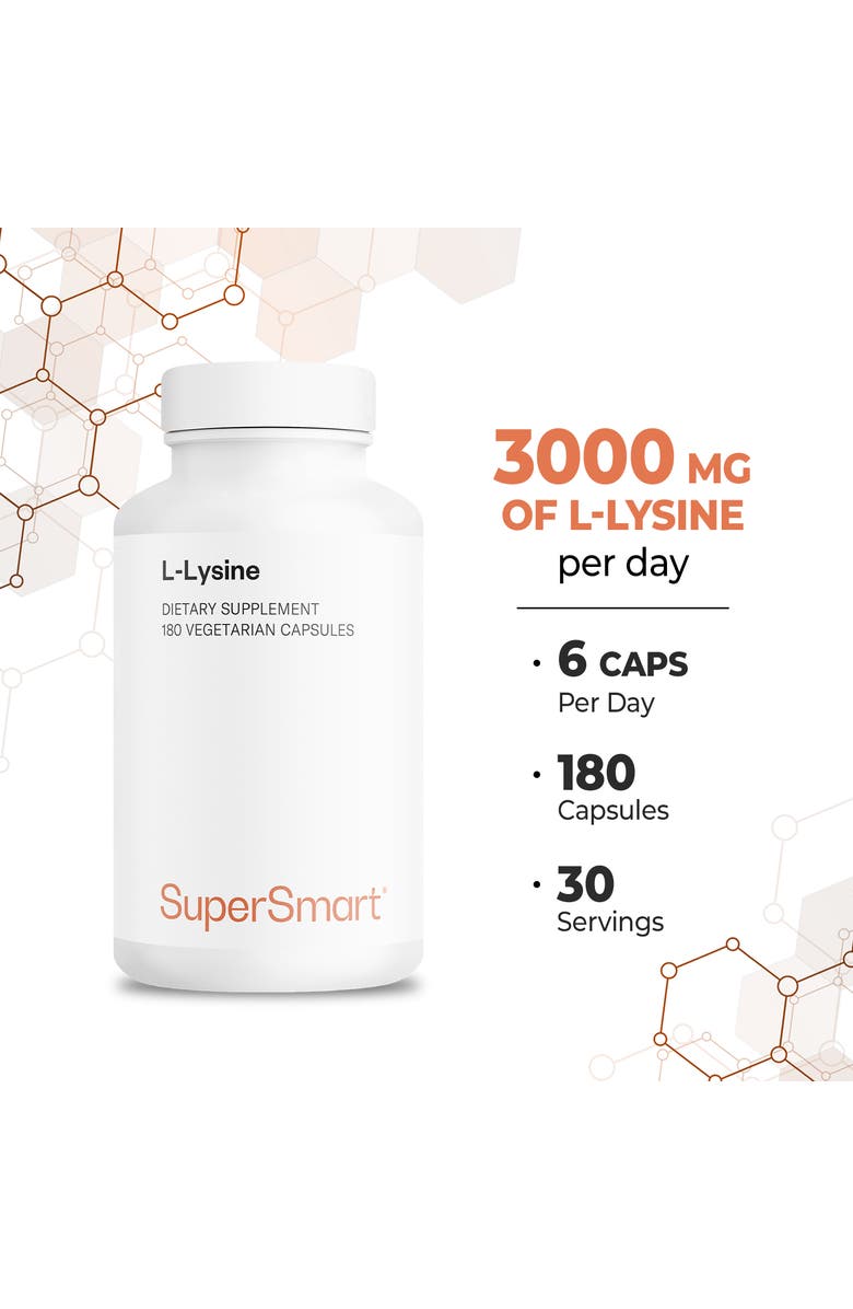 SuperSmart L-Lysine 6000mg per Day, Alternate, color, 