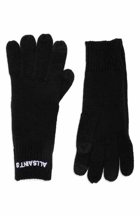 AllSaints Logo Gloves