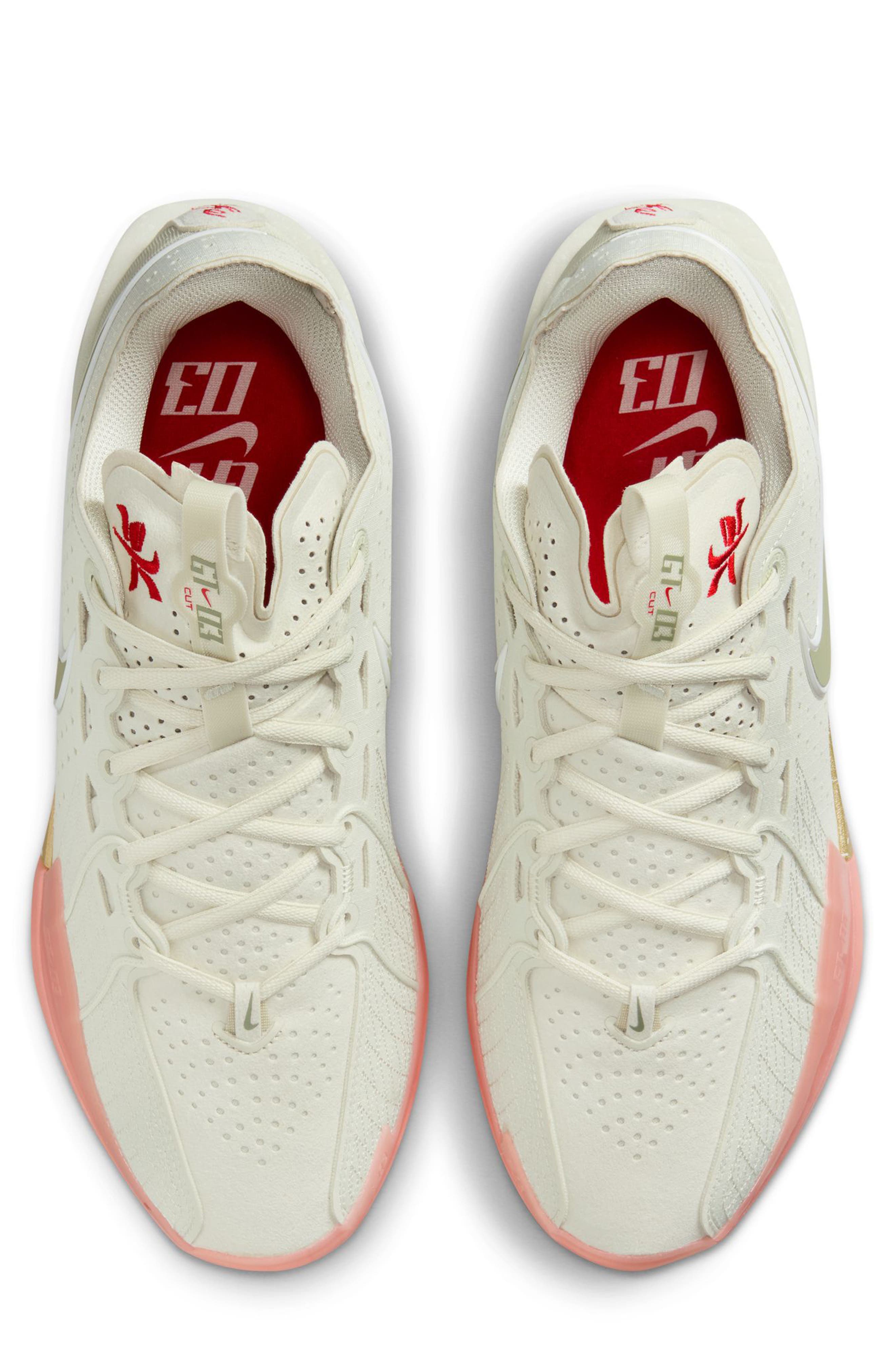 Nike G.T. Cut 3 Sneaker, Alternate, color, Sea Glass/ Oil Green