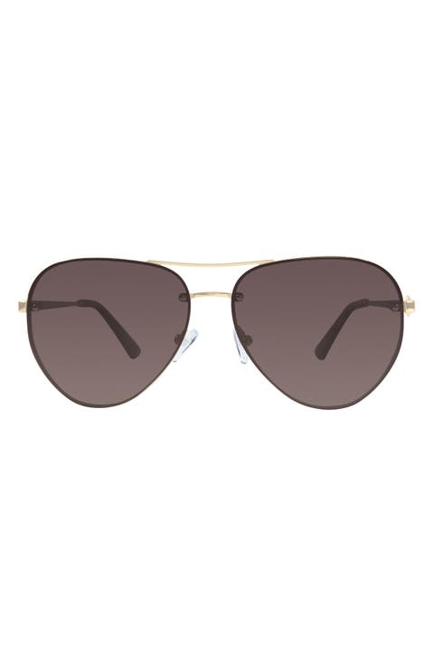 60mm Aviator Sunglasses