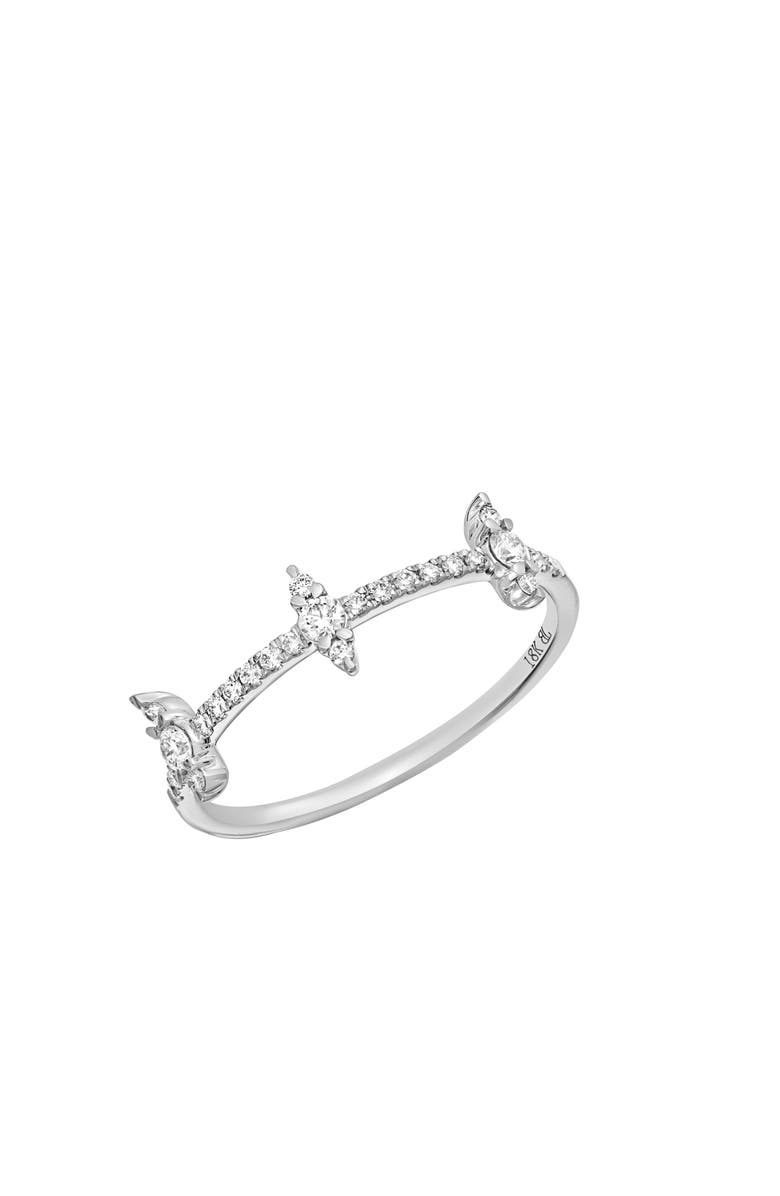 Bony Levy Liora 18K White Gold Diamond Stackable Ring, Main, color, 18K White Gold