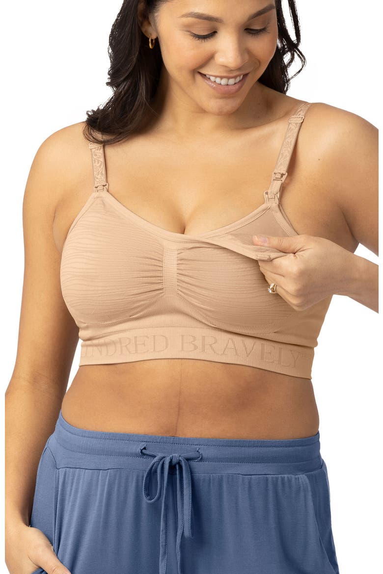Sublime Hands-Free Pumping/Nursing Bra, Main, color, BEIGE